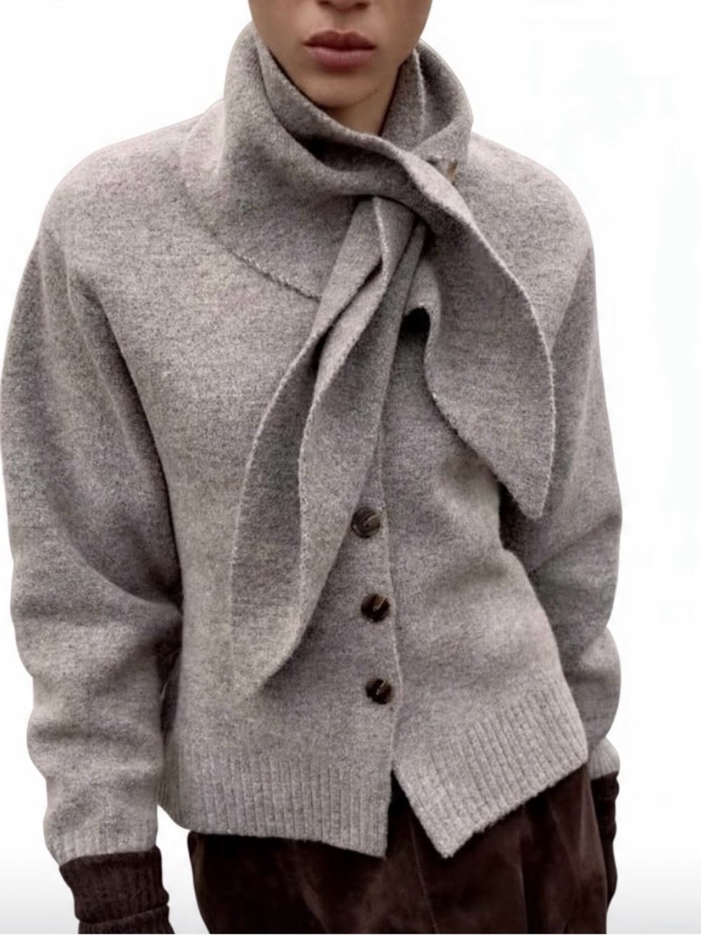 Zara scarf cardigan